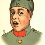 Schweizer Armee - Humor - Künstlerkarte R. Gautschi