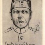 Schweizer Armee - Humor - Künstlerkarte R. Gautschi