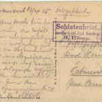 Sivry - Von den Franzosen gesprengte Maasbrücke - Feldpost