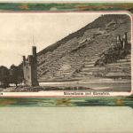 Mäuseturm und Ehrenfels - Litho