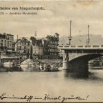 Lüttich - Zerstörte Maasbrücke