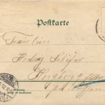 Gruss aus Porta Westfalica - Litho