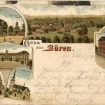 Gruss aus Büren - Litho