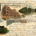 Gruss aus Bochum - Litho