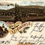 Gruss aus der Leinemühle Molmerswende - Litho