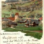 Belchen - Litho Künstlerkarte K. Mutter