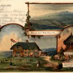 Waldkirch - Gruss vom Kandel - Litho