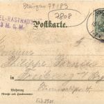 Waldkirch - Gruss vom Kandel - Litho