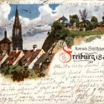 Rommels Schlöschen Freiburg - Litho l. Zorn