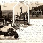 Gruss aus Freiburg - Litho