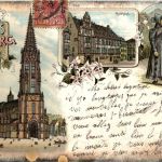 Gruss aus Freiburg - Litho