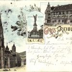 Gruss aus Freiburg - Litho