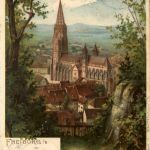 Gruss aus Freiburg - Litho