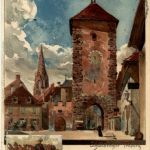 Gruss aus Freiburg - Litho