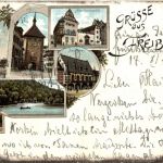 Gruss aus Freiburg - Litho
