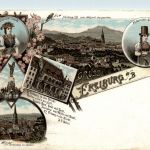 Gruss aus Freiburg - Litho