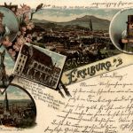 Gruss aus Freiburg - Litho