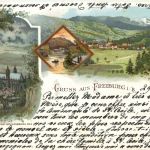 Gruss aus Freiburg - Litho