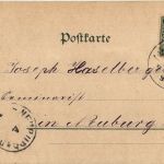Gruss aus Augsburg- Litho