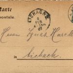 Gruss aus Augsburg- Litho