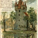 Gruss aus Augsburg- Litho