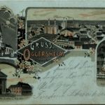 Gruss aus Oggersheim - Litho