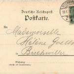 Gruss aus Hagenau - Litho