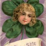 Kind mit Kleeblatt