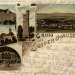 Gruss aus Sondershausen - Litho