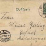 Gruss aus Sondershausen - Litho