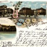 Gruss aus Darmstadt - Litho
