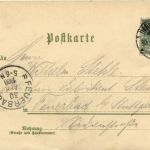 Gruss von der Ludwigshöhe bei Darmstadt - Litho