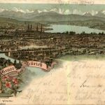Gruss aus Zürich - Litho