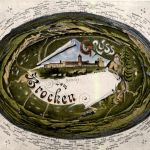 Gruss vom Brocken - Litho