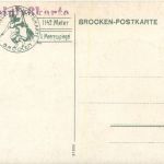 Gruss vom Brocken - Litho