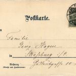 Karlsruhe - Künstlerkarte C. Münch - Litho