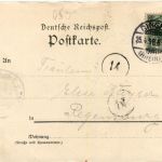 Gruss aus Bingen - Litho