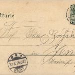 Leipzig vom Mont Scherbelio - Litho