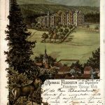 Finsterbergen - Kurhaus Felsenstein - Litho