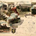 Gruss aus Rheinpfalz - Litho