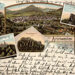 Gruss aus Annweiler - Litho