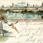 Gruss aus Hamburg - Litho