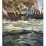 Vernichtung englischer Kriegschiffe durch U9