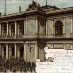 Hamburg - Börse - Litho