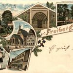 Gruss aus Freiberg - Litho