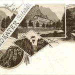 Gruss vom Waldkater bodethal - Litho