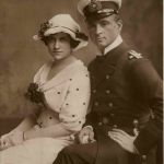 Kapitänleutnant Weddigen mit Gemahlin