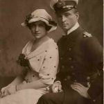 Kapitänleutnant Weddigen mit Gemahlin