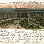 Strassburg - Centralbahnhof - Litho