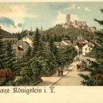 Gruss aus Königstein im Taunus - Litho